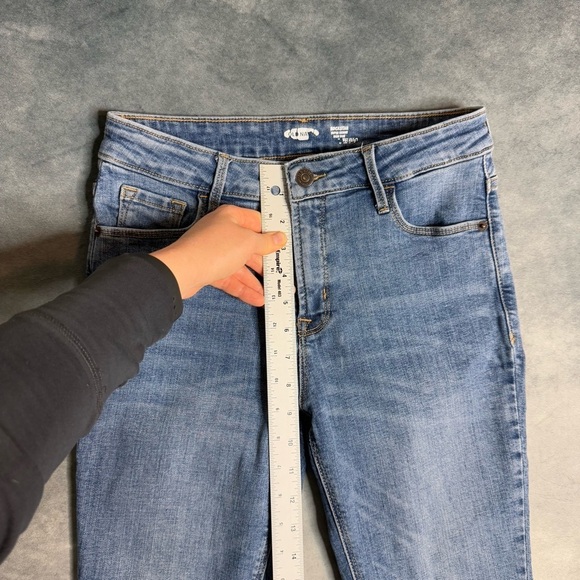 Old Navy Jeans Womens Size 4 Blue Rockstar Super Skinny Mid Rise Inseam 25 - Picture 4 of 13